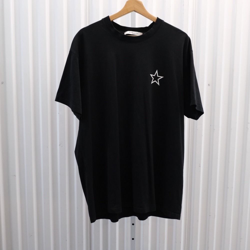 Givenchy Star Black T-Shirt Men's Size  Medium Columbian Fit